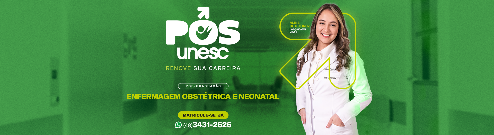Banner Pós Graduação Unesc