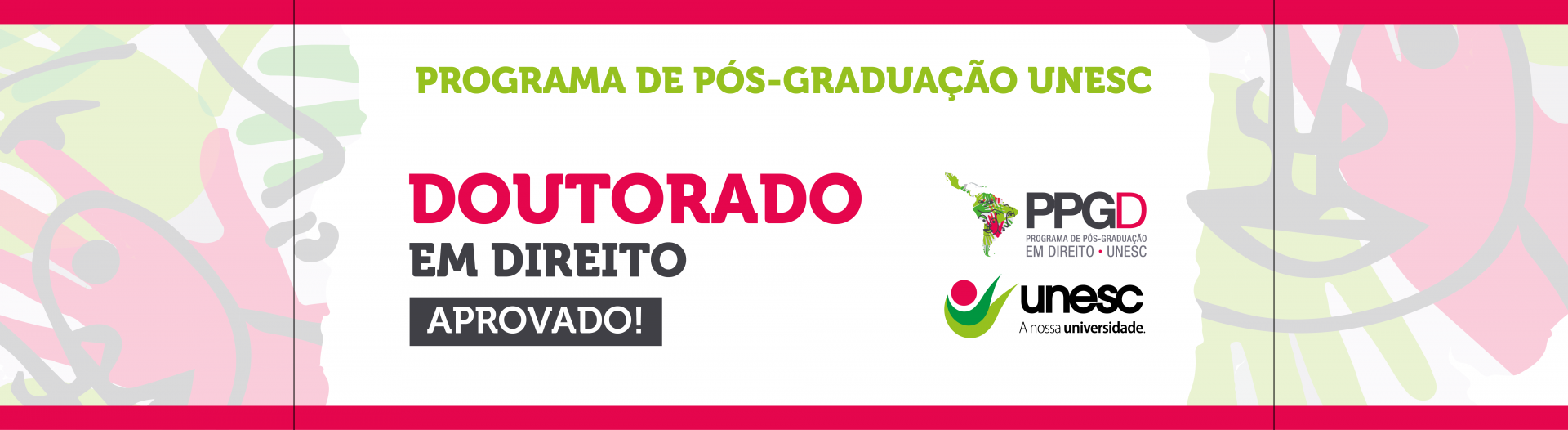 Programa de doutorado em direito - banner ppgd