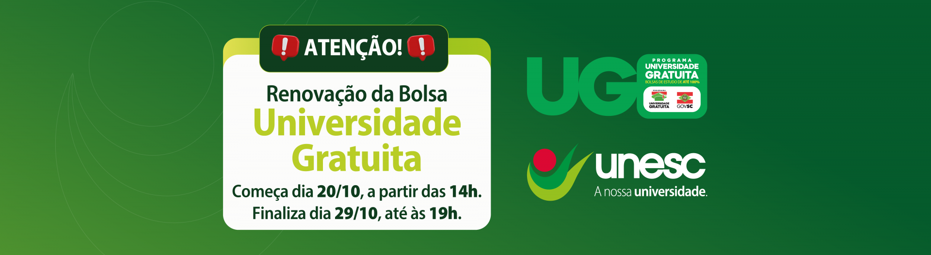UG - Renovação