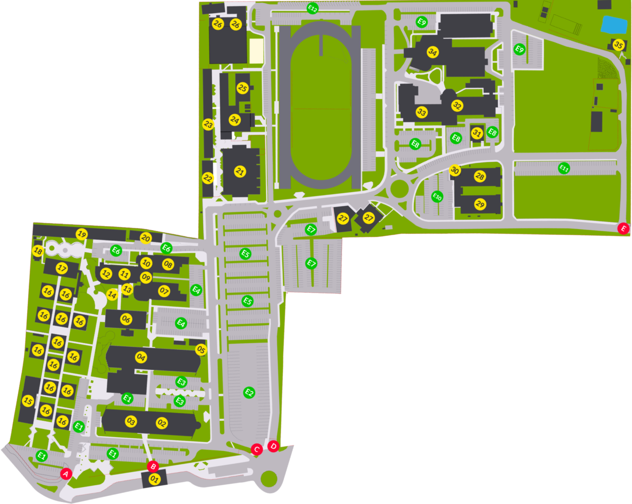 Mapa do campus