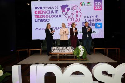 Unesc abre 17ª Semana de Ciência e Tecnologia com destaque para a presença feminina na pesquisa