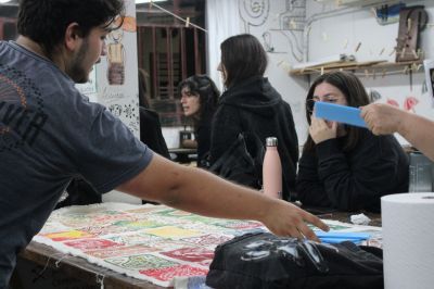 Oficina de Arqueologia reúne pesquisadoras da Unesc em workshop sobre grafismo indígena Guarani Mbyá
