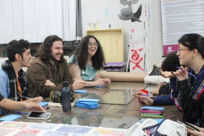 Oficina de Arqueologia reúne pesquisadoras da Unesc em workshop sobre grafismo indígena Guarani Mbyá