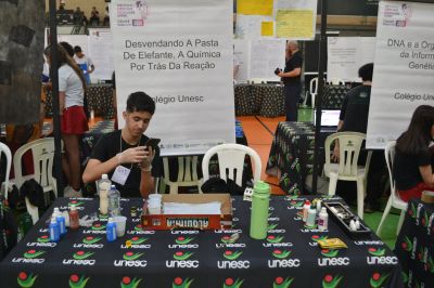 As pesquisas e descobertas da 12ª Feira de Ciências da Unesc