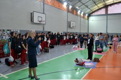 Sorrisos, choros e muita emoção marcam a última aula do Terceirão no Colégio Unesc