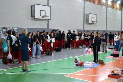 Sorrisos, choros e muita emoção marcam a última aula do Terceirão no Colégio Unesc