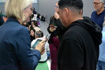 Sorrisos, choros e muita emoção marcam a última aula do Terceirão no Colégio Unesc