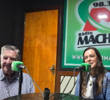 Integratur é tema de entrevista na Rádio Machadinho e convida comunidade à participar do projeto.