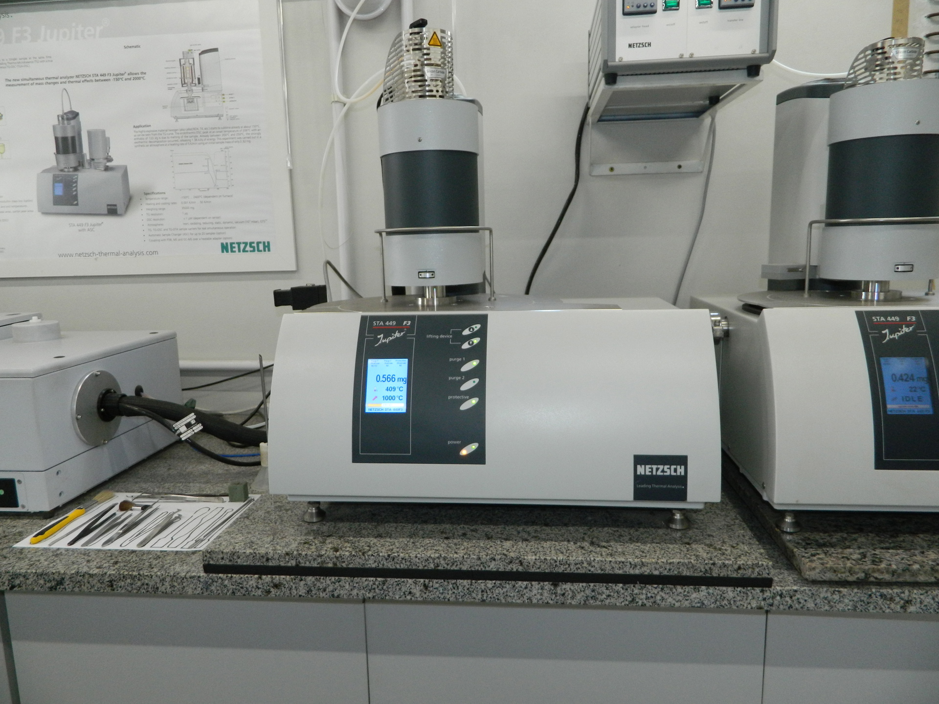 Analisador térmico simultâneo (TG-DSC/DTA)